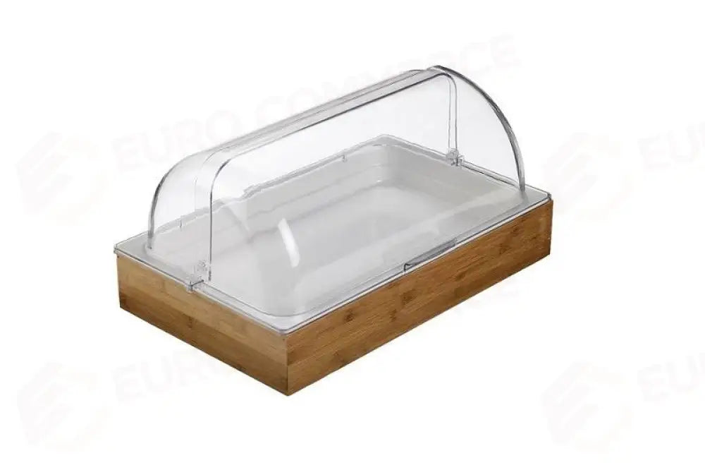 SET ESPOSITORE BAMBOO NATURALE - BAMBOO GN1 CM. 53X32 - S1003 - LEONE - ESPOSITORI BUFFET IN BAMBOO