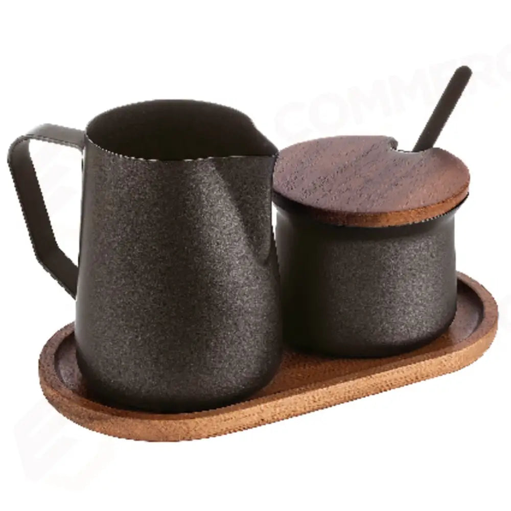 SET LATTIERA E ZUCCHERIERA 5 PZ - ARTICOLI CUCINA PASTICCERIA BAR - PADERNO