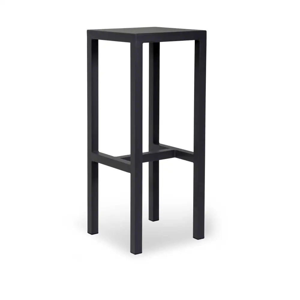 SGABELLO BAR FISSO METALLO NEW ELMA ANTRACITE CM30X30H75 - 6473340000 - VACCHETTI