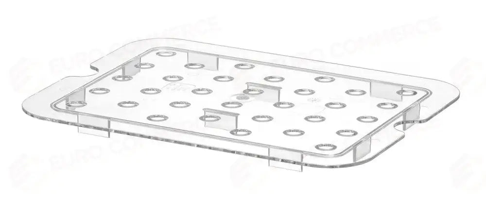 SGOCCIOLATOIO GASTRONORM PROFI LINE GN 1/2 TRASPARENTE 265X206MM - HENDI