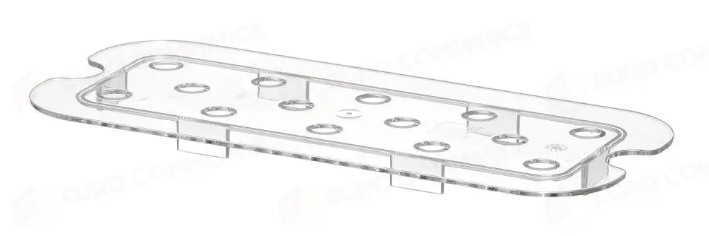 SGOCCIOLATOIO GASTRONORM PROFI LINE GN 1/3 TRASPARENTE 266X116MM - HENDI