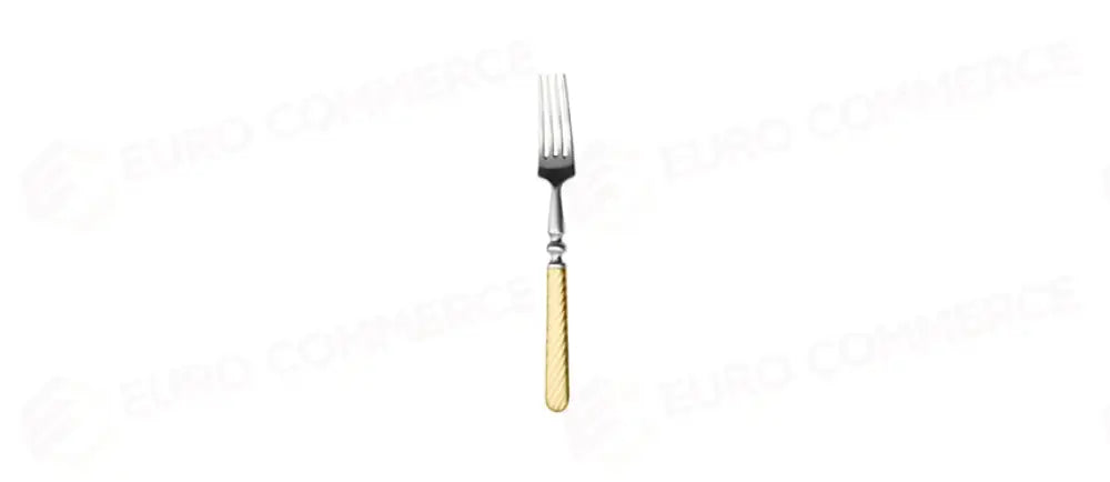 SOBOR PVD ORO SATINATO FORCHETTA TAVOLA INOX 18/0 - 200049 - MORINI