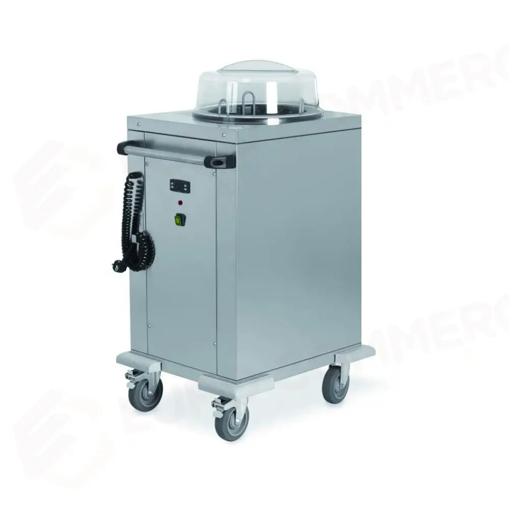 SOLLEVATORE PIATTI CALDO 1 COLONNA REGOLABILE Ø CM 18-28 - 9701-1828RC - METALCARRELLI - CARRELLI