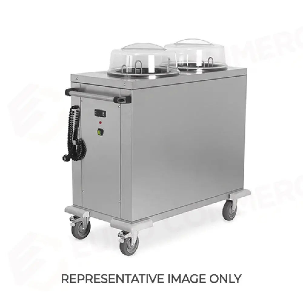 SOLLEVATORE PIATTI CALDO 2 COLONNE REGOLABILI Ø CM 28-32 - 9702-2832RC - METALCARRELLI - CARRELLI