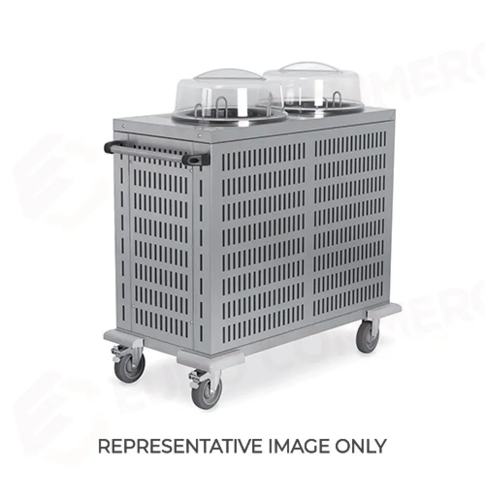 SOLLEVATORE PIATTI REFRIGERANTE 2 COLONNE REGOLABILI Ø CM 28-32 - 9702-2832RR - METALCARRELLI - CARRELLI
