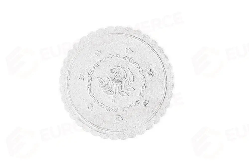 SOTTOCOPPA ROSE BIANCO - Ø10 CM - H8016 - LEONE - SOTTOBICCHIERI E SOTTOCOPPE