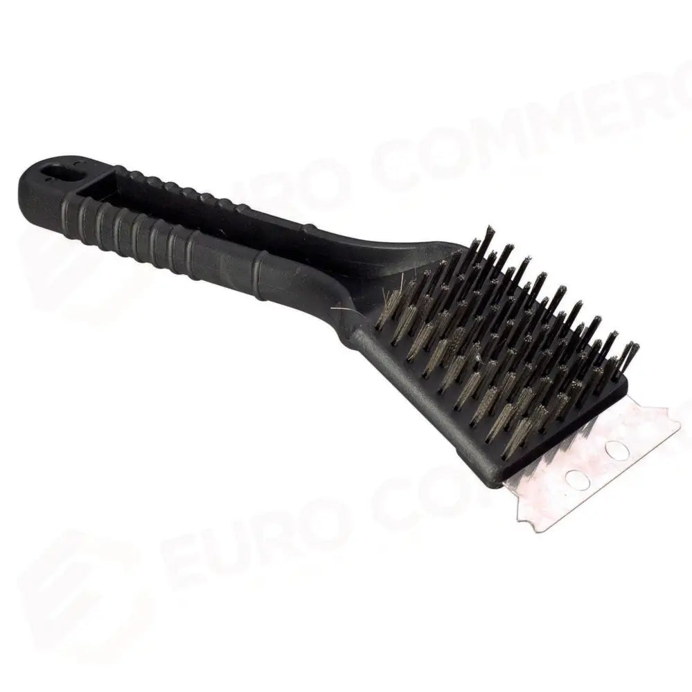 SPAZZOLA E RASCHIETTO 2 USI 23CM C/SETOLE IN INOX E MA IN POLIPROPILENE - 231250 - PIAZZA - ACCESSORI