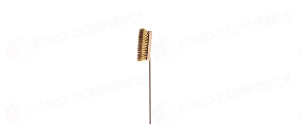 SPAZZOLA SETOLE IN OTTONE CM20X6,6 MANICO INOX 150 - 202372 - MORINI