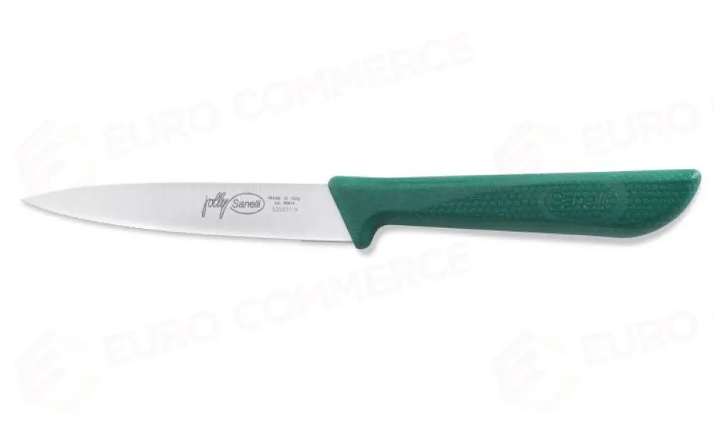 SPELUCCHINO MICROSEGHETTATO CM. 11 VERDE JOLLY - 335211.V - SANELLI - COLTELLERIA