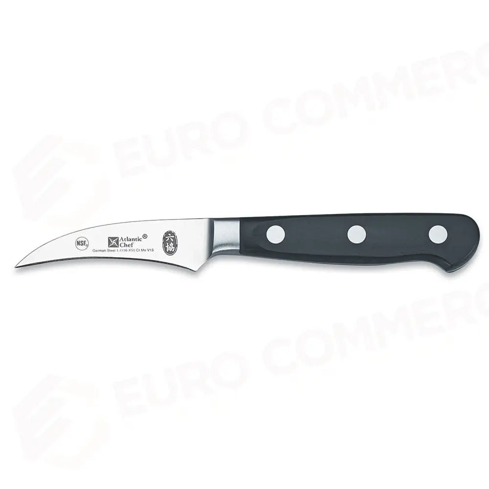 SPELUCCHINO VERDURA LAMA CURVA FORGIATO 8CM - 8115-1461F17 - PIAZZA - COLTELLERIA