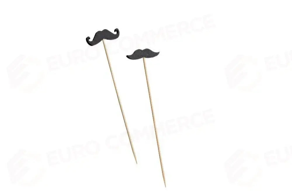 SPIEDI MUSTACHE NATURALE - 12 CM - S2005 - LEONE - STUZZICADENTI E SPIEDI