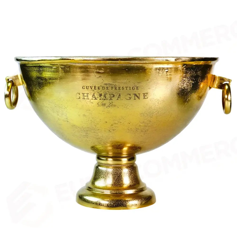 SPUMANTIERA/COPPA CON ANELLI 46 CM SAINT TROPEZ GOLD TB-AL-11-G MEDRI - 13600030 - MEDRI