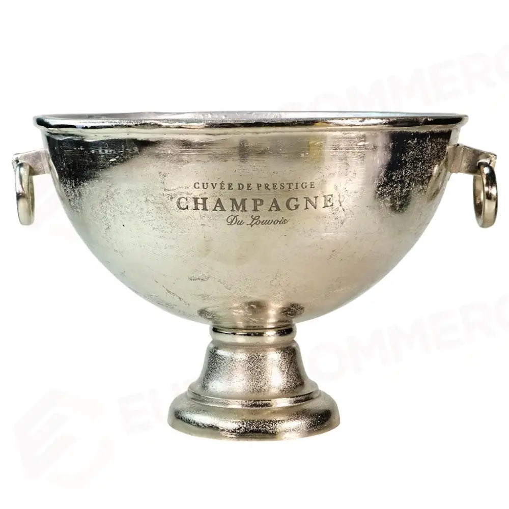 SPUMANTIERA/COPPA CON ANELLI 46 CM SAINT TROPEZ SILVER TB-AL-11-S MEDRI - 13600026 - MEDRI