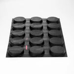 STAMPO FIBERFORM MM 600X400 15 IMPRONTE QUICHES Ø MM 105X20 H - VOL. ~ 135 ML - FB05 - PAVONI ITALIA