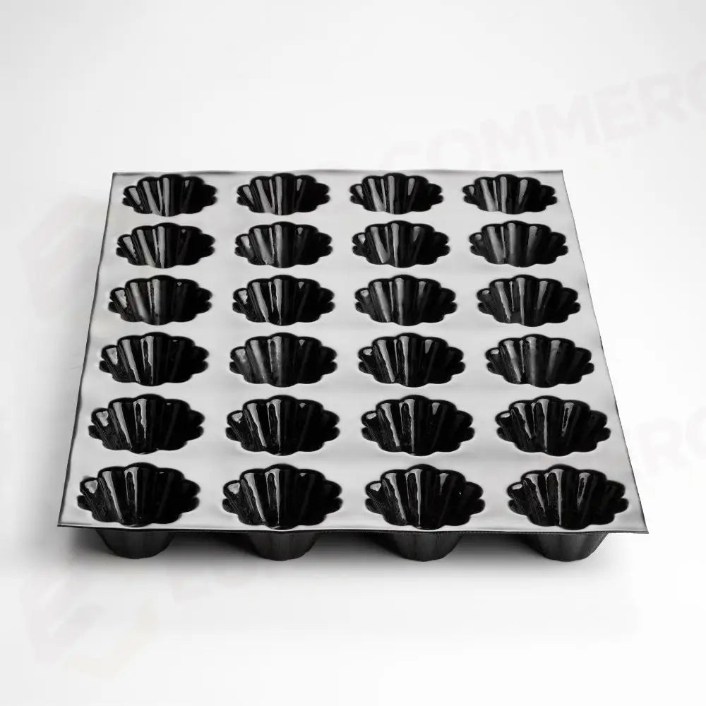 STAMPO FIBERFORM MM 600X400 24 IMPRONTE BRIOCHETTE Ø MM 81X37 H - VOL. ~ 100 ML - FB03 - PAVONI ITALIA