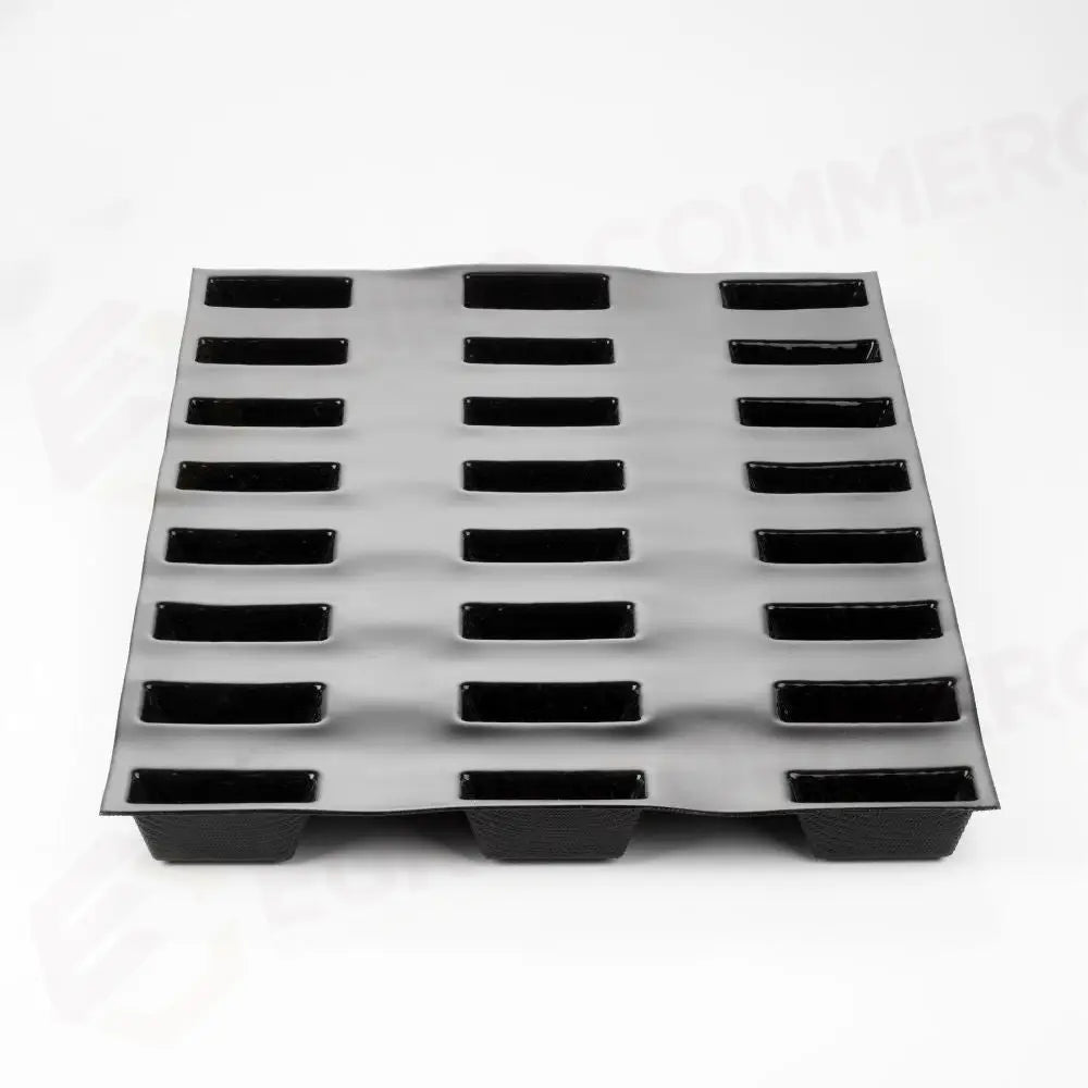 STAMPO FIBERFORM MM 600X400 24 IMPRONTE CAKE MM 80X30X30 H - VOL. ~ 55 ML - FB04 - PAVONI ITALIA
