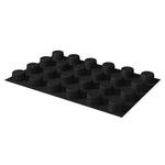 STAMPO FIBERFORM MM 600X400 24 IMPRONTE CILINDRO Ø MM 65×35 H - VOL. ~ 95 ML - FB13 - PAVONI ITALIA
