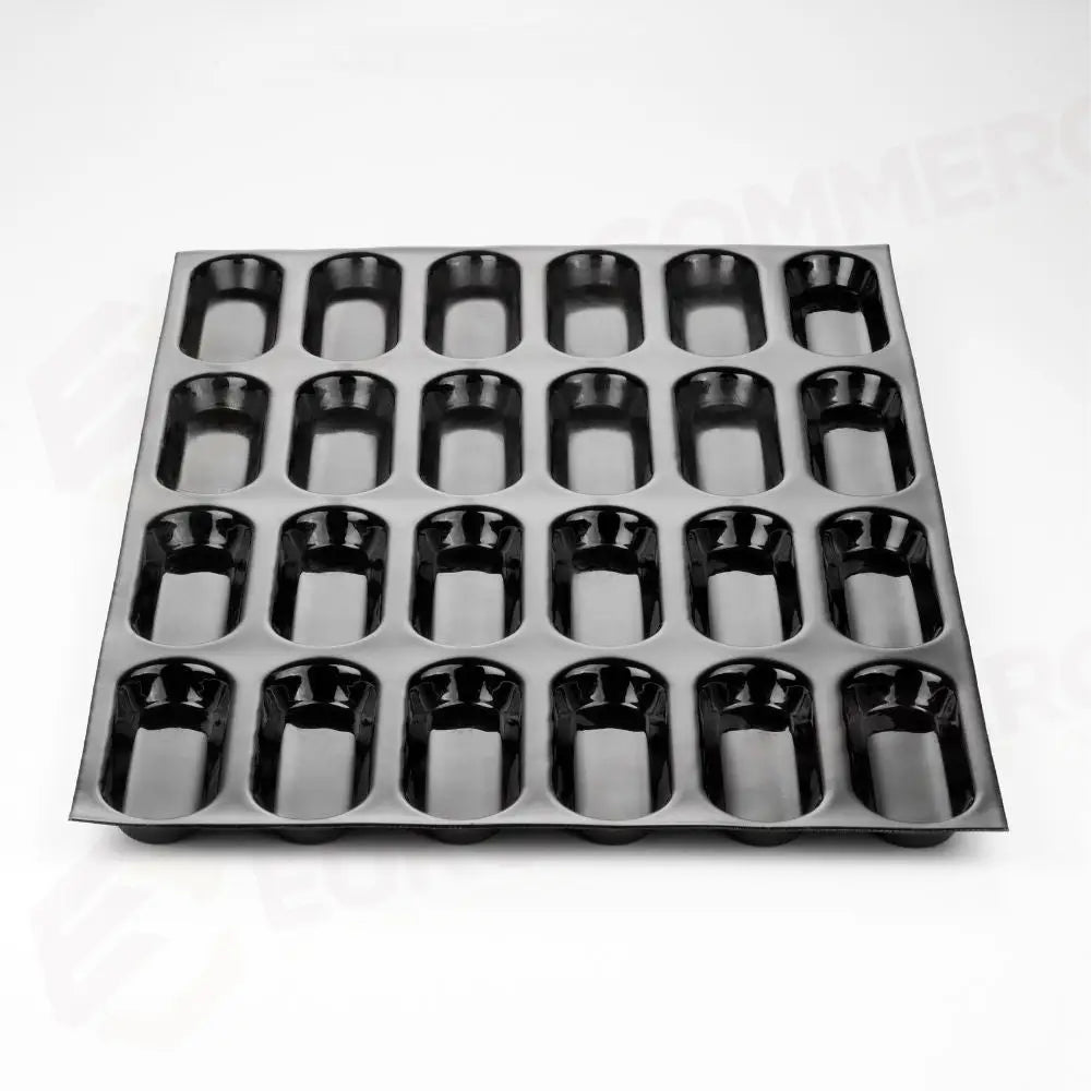STAMPO FIBERFORM MM 600X400 24 IMPRONTE ÉCLAIR MM 130X48X18 H - VOL. ~ 85 ML - FB06 - PAVONI ITALIA
