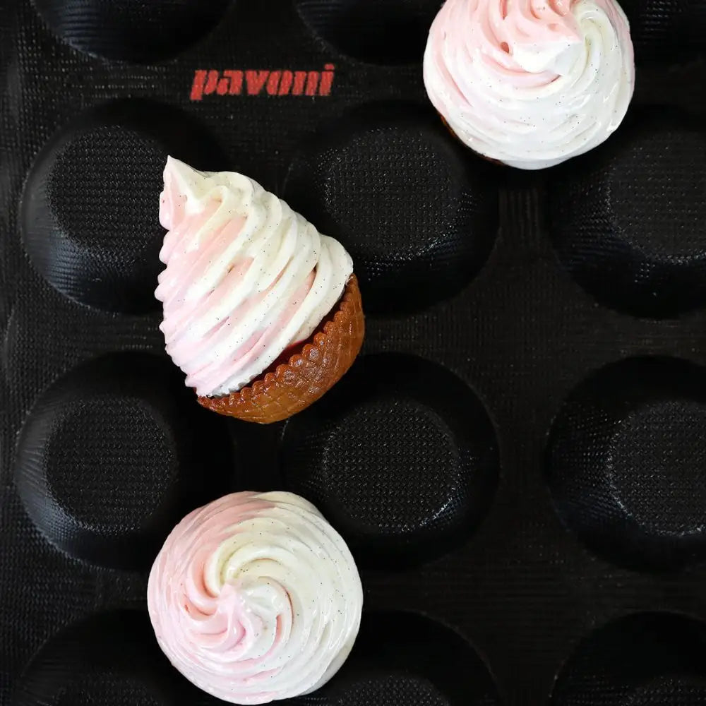 STAMPO FIBERFORM MM 600X400 24 IMPRONTE MUFFIN Ø MM 80X36 H - VOL. ~ 110 ML - FB02 - PAVONI ITALIA