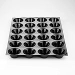 STAMPO FIBERFORM MM 600X400 24 IMPRONTE MUFFIN Ø MM 80X36 H - VOL. ~ 110 ML - FB02 - PAVONI ITALIA
