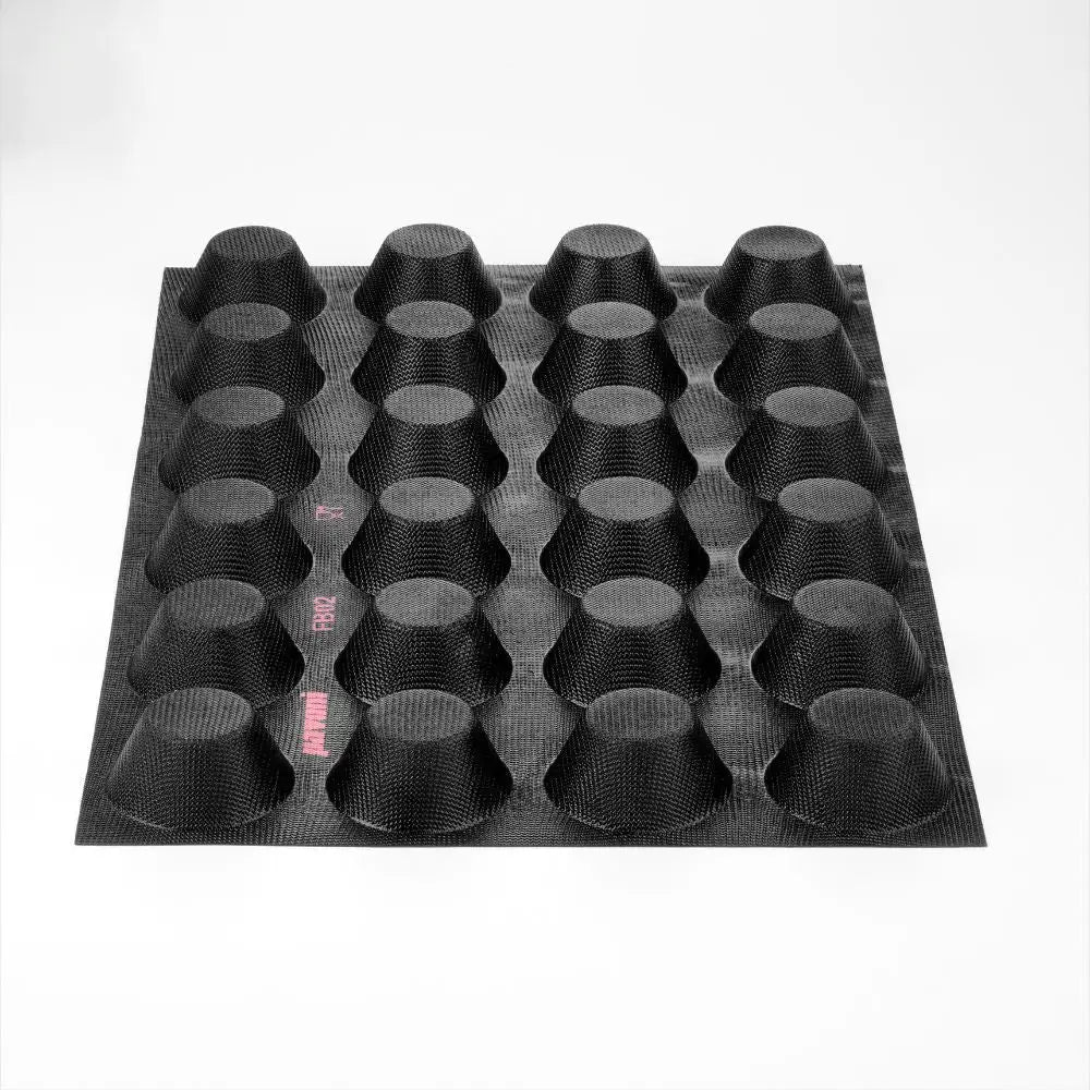 STAMPO FIBERFORM MM 600X400 24 IMPRONTE MUFFIN Ø MM 80X36 H - VOL. ~ 110 ML - FB02 - PAVONI ITALIA
