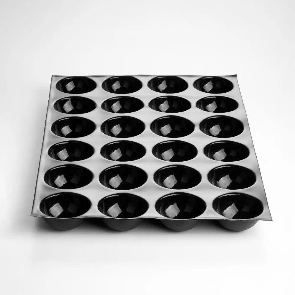 STAMPO FIBERFORM MM 600X400 24 IMPRONTE SEMISFERA Ø MM 80X40 H - VOL. ~ 135 ML - FB01 - PAVONI ITALIA