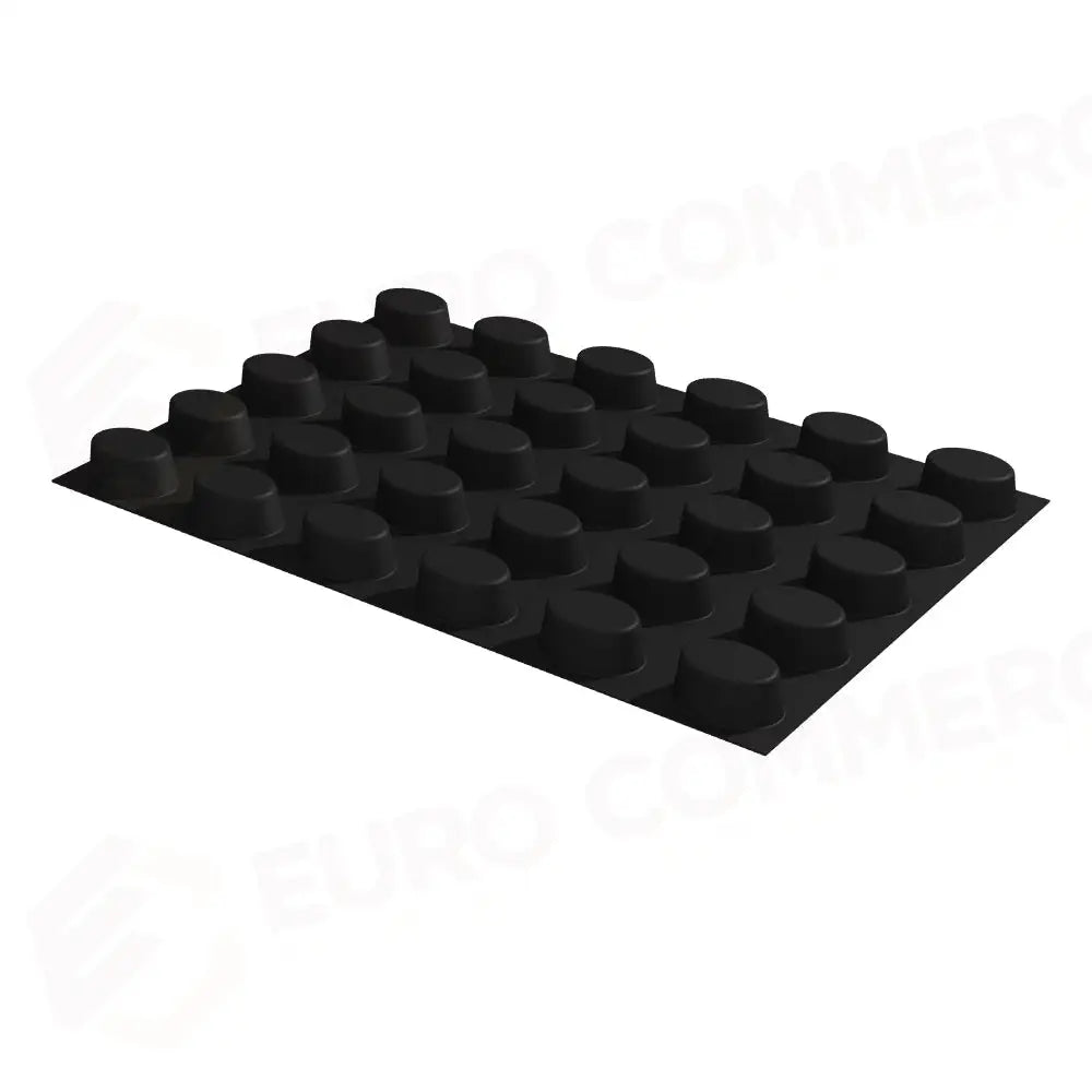 STAMPO FIBERFORM MM 600X400 30 IMPRONTE OVALE MM 70×50 H 30 - VOL. ~ 70 ML - FB14 - PAVONI ITALIA