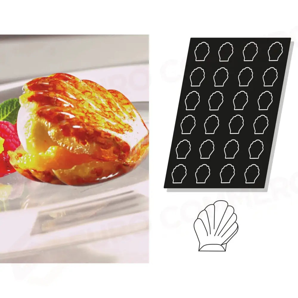 STAMPO FLEXIPAN MULTIPLO CONCHIGLIE - ARTICOLI CUCINA E PASTICCERIA - PADERNO