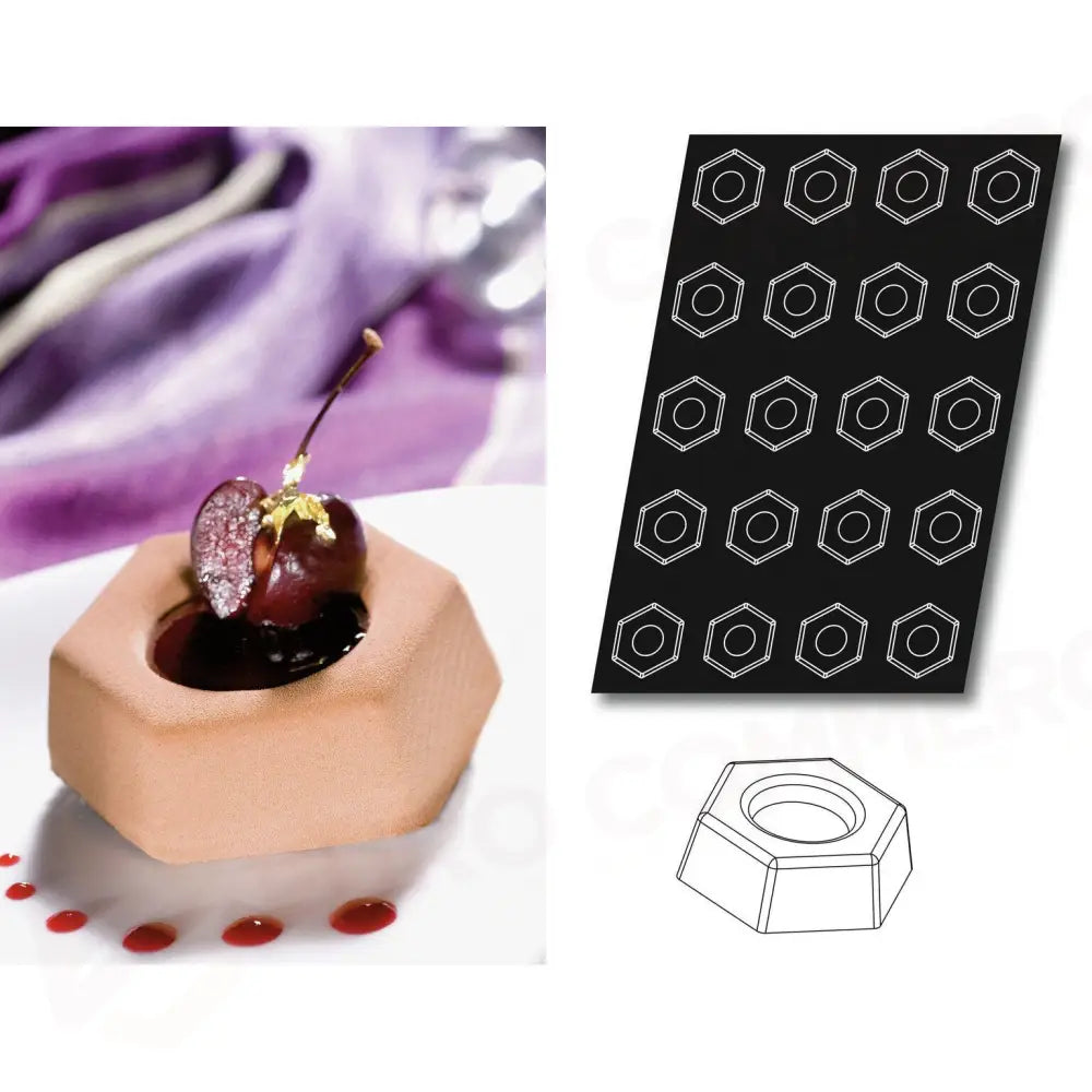 STAMPO FLEXIPAN MULTIPLO ESAGONI - ARTICOLI CUCINA E PASTICCERIA - PADERNO