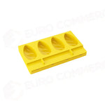 STAMPO IN SILICONE 200 X 120 MM - 4 IMPRONTE MALIBU 40 X 72 MM + 50 STECCHI - PL06 - PAVONI ITALIA - STAMPI