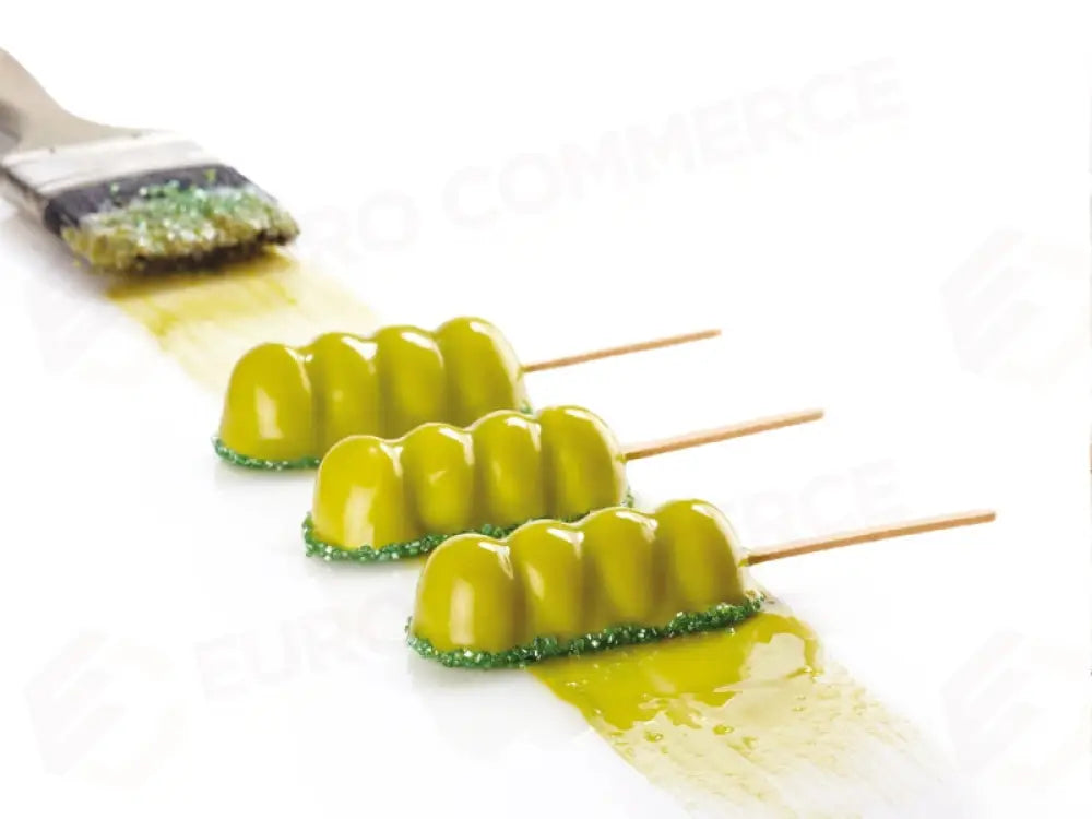 STAMPO IN SILICONE 200 X 120 MM - 5 IMPRONTE BUBBLES 25 X 60 MM + 50 STECCHI - PL11 - PAVONI ITALIA - STAMPI