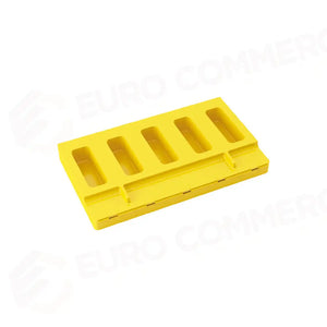 STAMPO IN SILICONE 200 X 120 MM - 5 IMPRONTE LINEAR 20 X 60 MM + 50 STECCHI - PL10 - PAVONI ITALIA - STAMPI