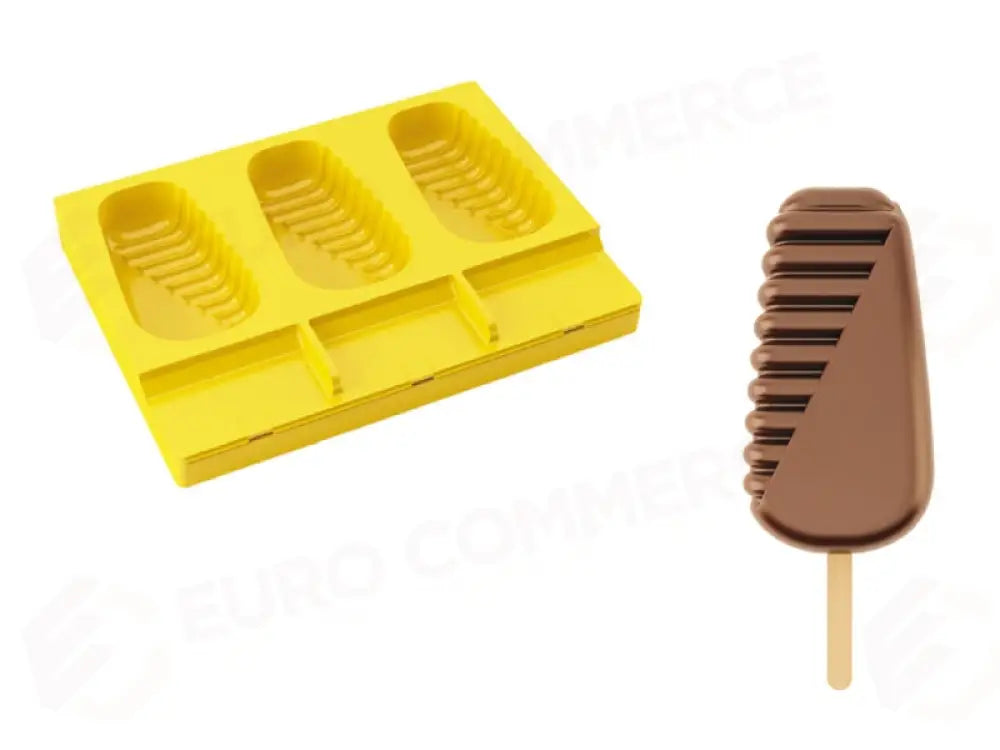 STAMPO IN SILICONE 200 X 150 MM - 3 IMPRONTE ACAPULCO 50 X 95 MM + 50 STECCHI - PL02 - PAVONI ITALIA - STAMPI