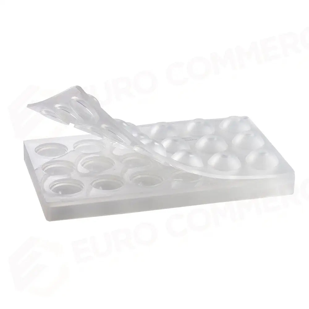 STAMPO IN SILICONE 300 X 175 MM - 18 IMPRONTE SFERA Ø 35 MM - AF003 - PAVONI ITALIA