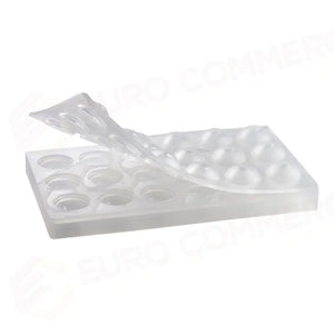 STAMPO IN SILICONE 300 X 175 MM - 18 IMPRONTE SFERA Ø 35 MM - AF003 - PAVONI ITALIA