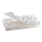 STAMPO IN SILICONE 300 X 175 MM - 8 IMPRONTE SFERA Ø 55 MM - AF001 - PAVONI ITALIA