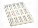 STAMPO IN SILICONE DELICIOUS SNACK 285 X 175 MM - 15 IMPRONTE 90 X 30 X H 19 MM - DS01 - PAVONI ITALIA - STAMPI