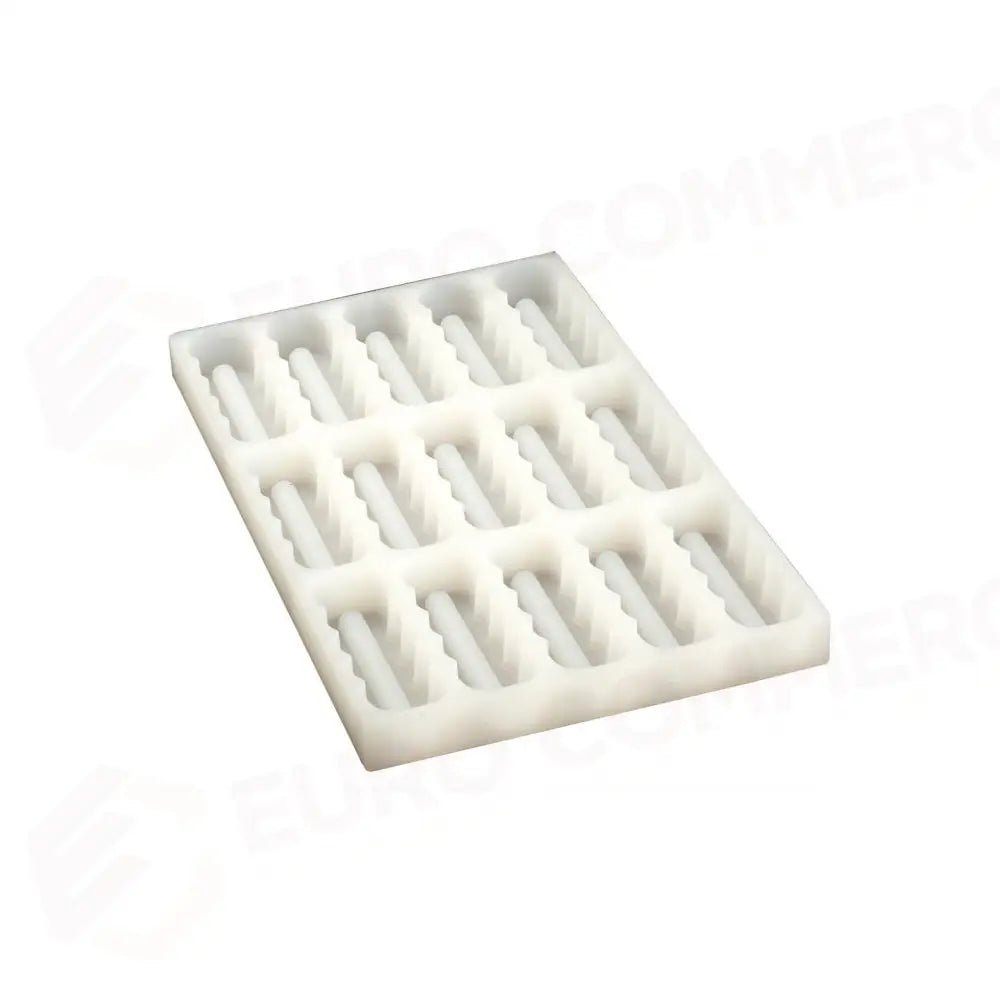 STAMPO IN SILICONE DELICIOUS SNACK 285 X 175 MM - 15 IMPRONTE 90 X 30 X H 19 MM - DS02 - PAVONI ITALIA - STAMPI