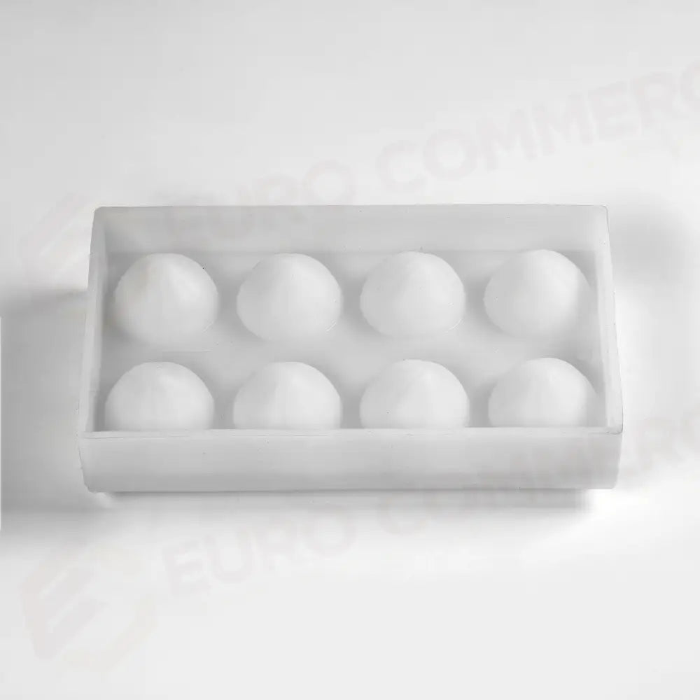 STAMPO IN SILICONE NOISETTE 300 X 175 MM CÉDRIC GROLET - 8 IMPRONTE Ø 54 X H 60 MM VOL. 82 M - AF008S - PAVONI ITALIA