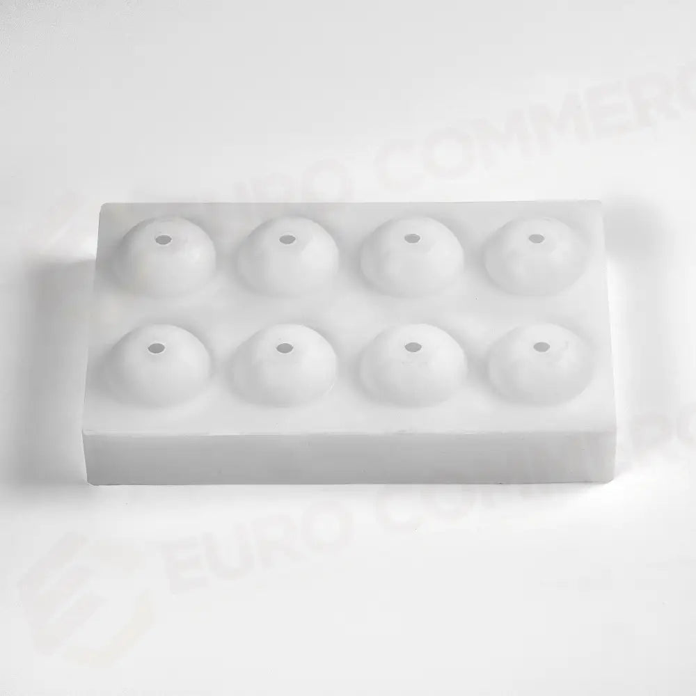 STAMPO IN SILICONE NOISETTE 300 X 175 MM CÉDRIC GROLET - 8 IMPRONTE Ø 54 X H 60 MM VOL. 82 M - AF008S - PAVONI ITALIA