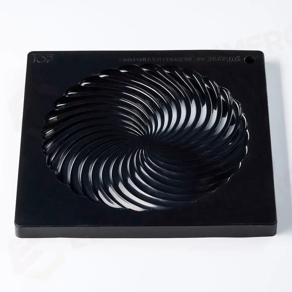 STAMPO IN SILICONE PER TOP TWIRL EMMANUELE FORCONE MM 190X190 1 IMPRONTA Ø MM 160X10 H - VOL. ~ 160 ML - TOP30S