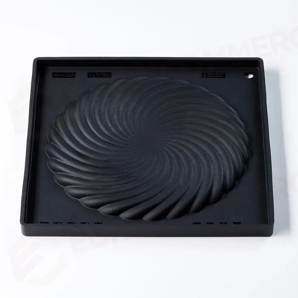STAMPO IN SILICONE PER TOP TWIRL EMMANUELE FORCONE MM 190X190 1 IMPRONTA Ø MM 160X10 H - VOL. ~ 160 ML - TOP30S