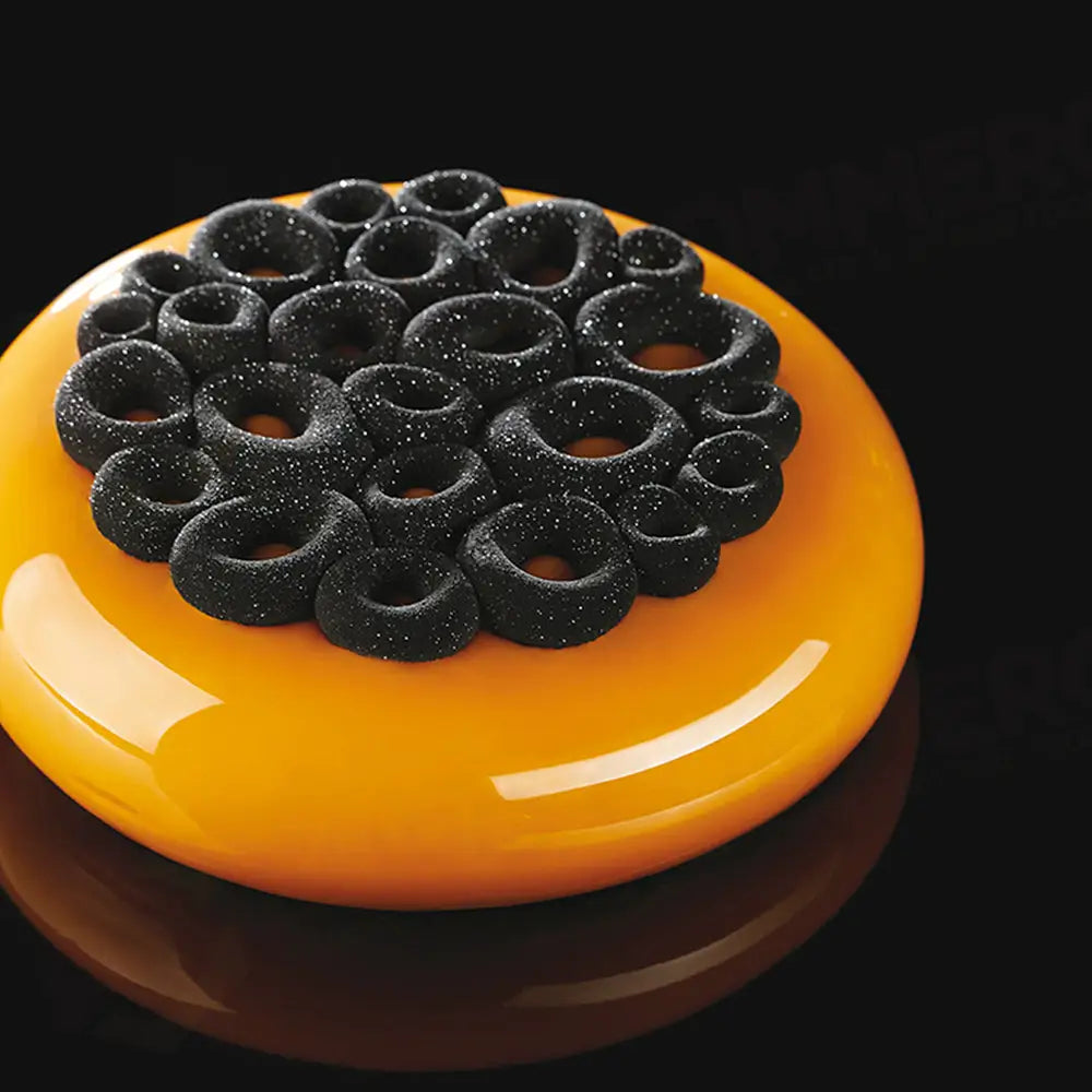 STAMPO IN SILICONE TOP CORAL 300 X 175 MM 2 IMPRONTE Ø 135 X H 15 MM - VOL.90 ML + PACK - TOP09S - PAVONI ITALIA