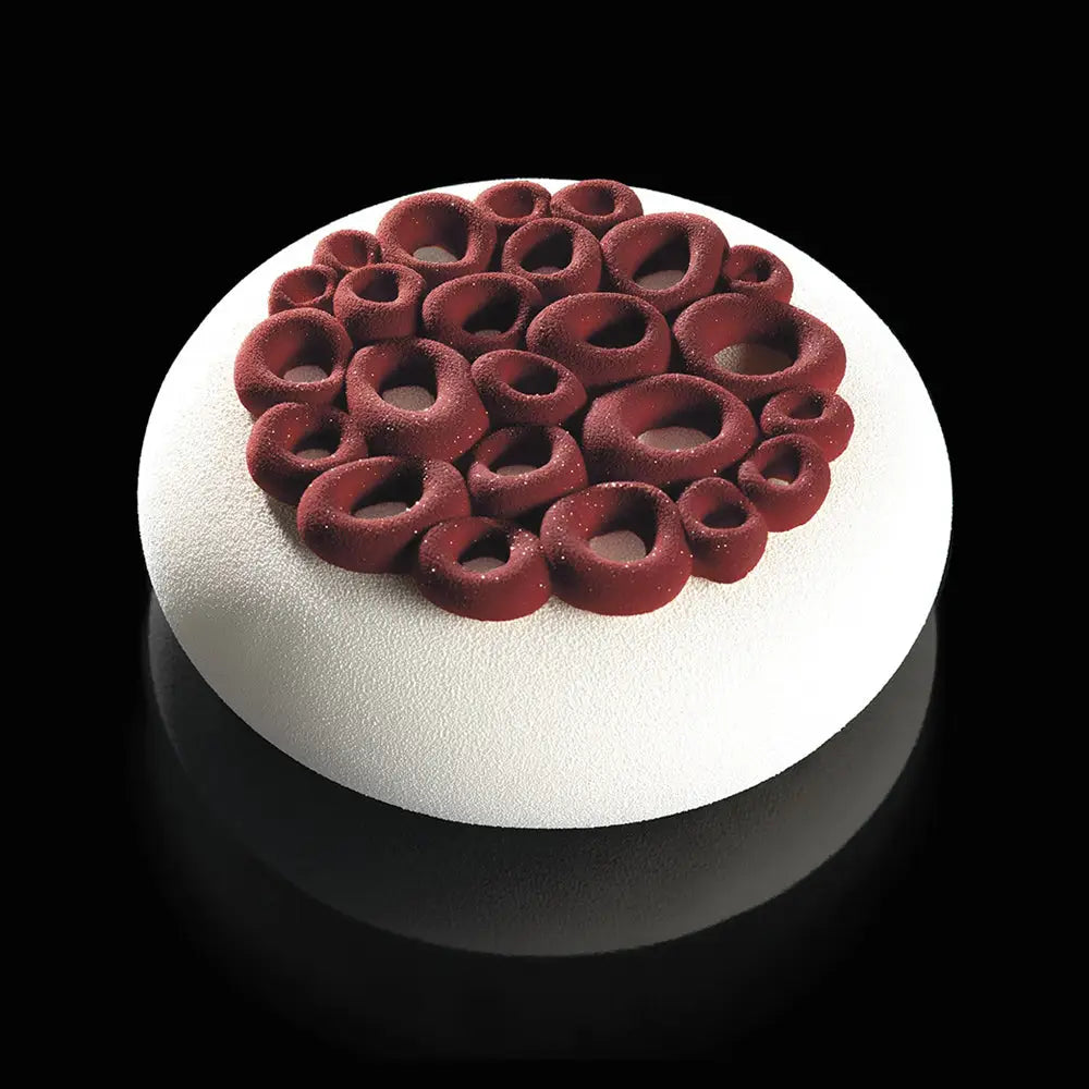 STAMPO IN SILICONE TOP MINI CORAL 240 X 140 MM 2 IMPRONTE Ø 110 X H 10 MM - VOL. 45 ML + PA - TOP10S - PAVONI ITALIA