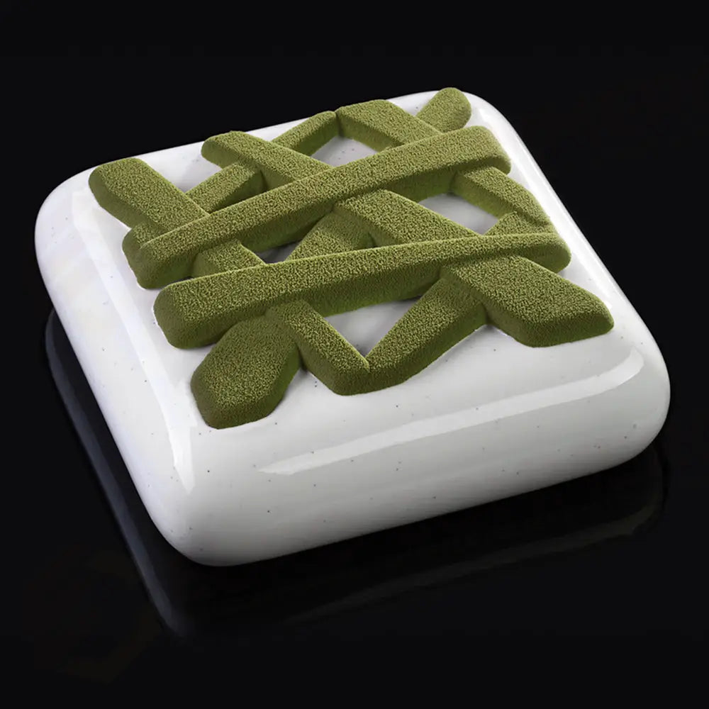 STAMPO IN SILICONE TOP MINI SHANGAI 240 X 140 MM 2 IMPRONTE 107 X 107 X H 8 MM - VOL. 45 M - TOP14S - PAVONI ITALIA