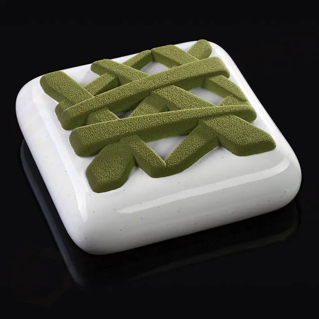 STAMPO IN SILICONE TOP MINI SHANGAI 240 X 140 MM, 2 IMPRONTE 107 X 107 X H 8 MM - VOL. 45 M - TOP14S - PAVONI ITALIA