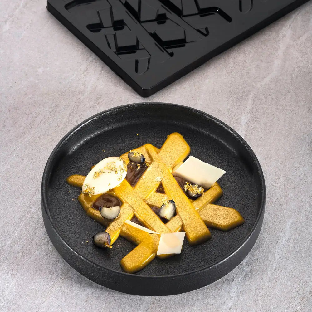 STAMPO IN SILICONE TOP MINI SHANGAI 240 X 140 MM 2 IMPRONTE 107 X 107 X H 8 MM - VOL. 45 M - TOP14S - PAVONI ITALIA