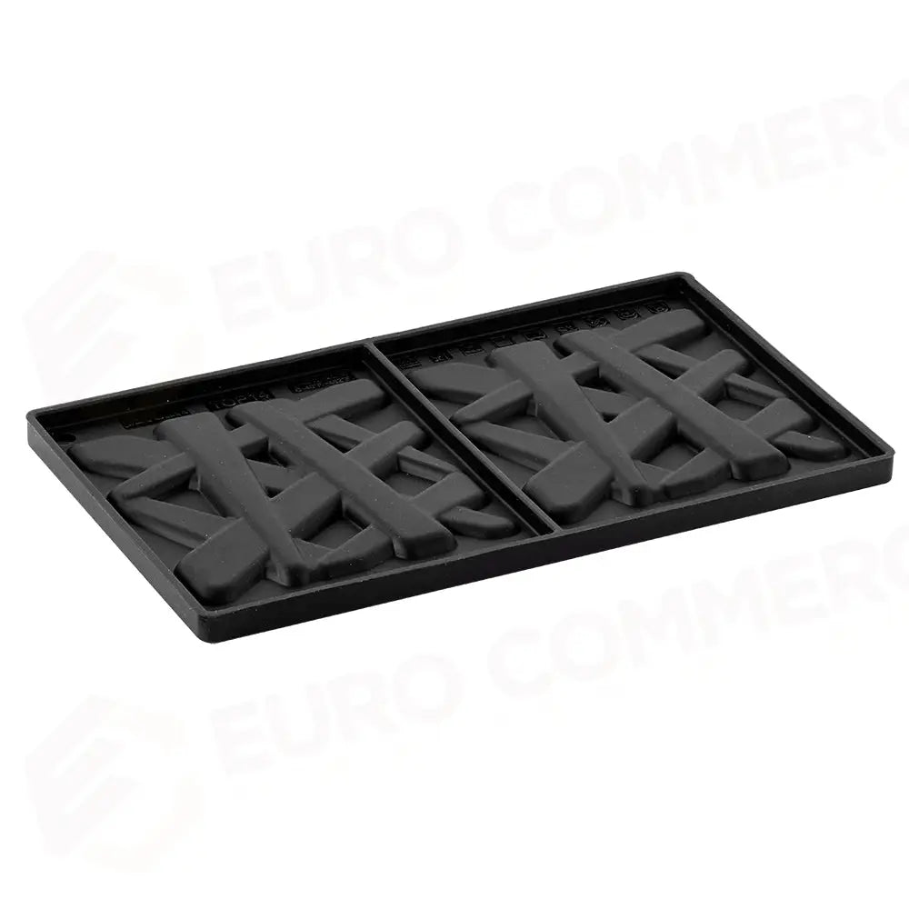 STAMPO IN SILICONE TOP MINI SHANGAI 240 X 140 MM 2 IMPRONTE 107 X 107 X H 8 MM - VOL. 45 M - TOP14S - PAVONI ITALIA