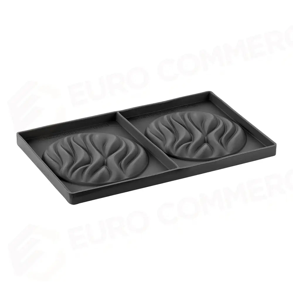 STAMPO IN SILICONE TOP RIVER 300 X 175 MM 2 IMPRONTE Ø 135 X H 15 MM - VOL.110 ML + PACK - TOP08S - PAVONI ITALIA
