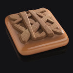 STAMPO IN SILICONE TOP SHANGHAI 300 X 175 MM 2 IMPRONTE 135 X 135 X H 10 MM - VOL. 88 ML + TOP13S - PAVONI ITALIA